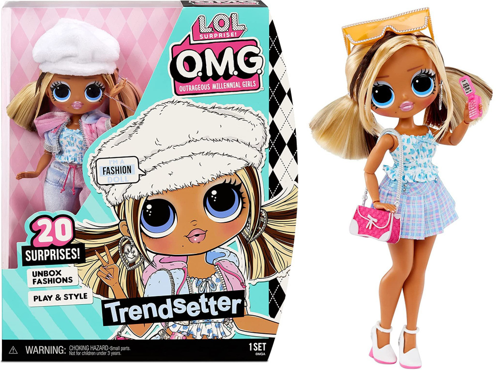 Кукла L.O.L. Surprise! OMG Trendsetter Fashion Doll, кукла LOL 5 серия, Законодатель Моды  #1