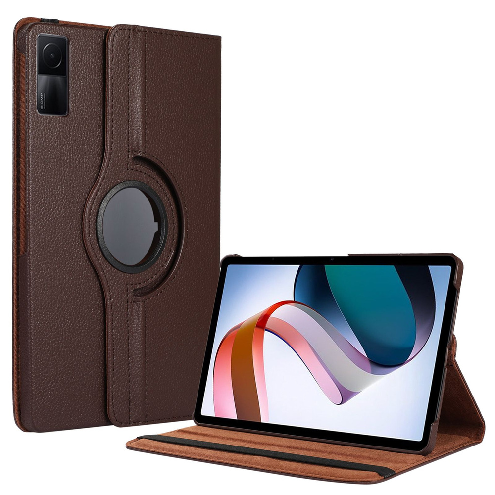 Чехол для планшета Redmi Pad 2022 10,6 дюйма, с подставкой / поворотный 360 градусов (коричневый)  #1