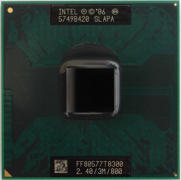 Intel Процессор Процессор для ноутбука Intel Core 2 Duo Mobile T8300 Socket P 478 micro-FCPGA 2ядра/2потока #1