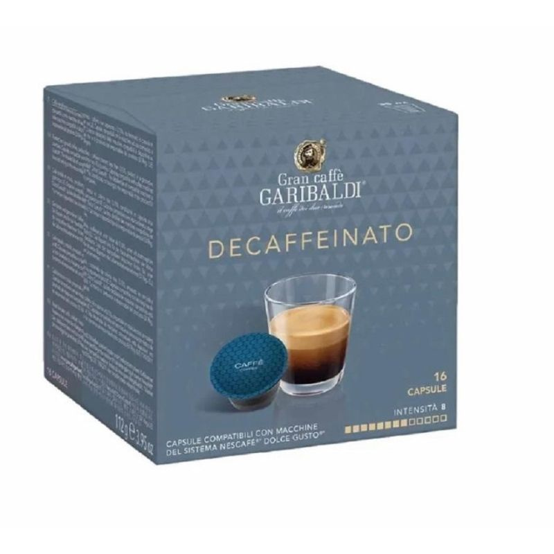 Кофе в капсулах Garibaldi Decaffeinato (DG), 16шт/уп #1
