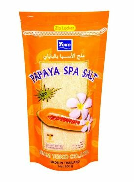 Скраб для тела Yoko солевой Папайя Spa Salt, 300гр #1