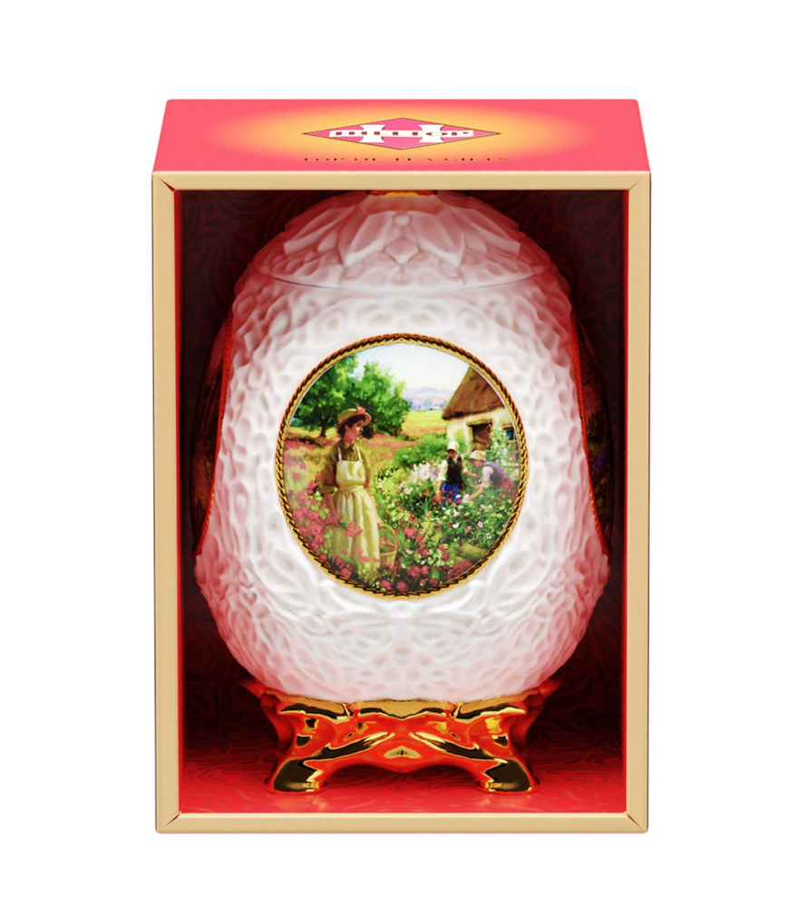 Чай Hilltop керамическая чайница яйцо "Царский подарок", 50 г  #1