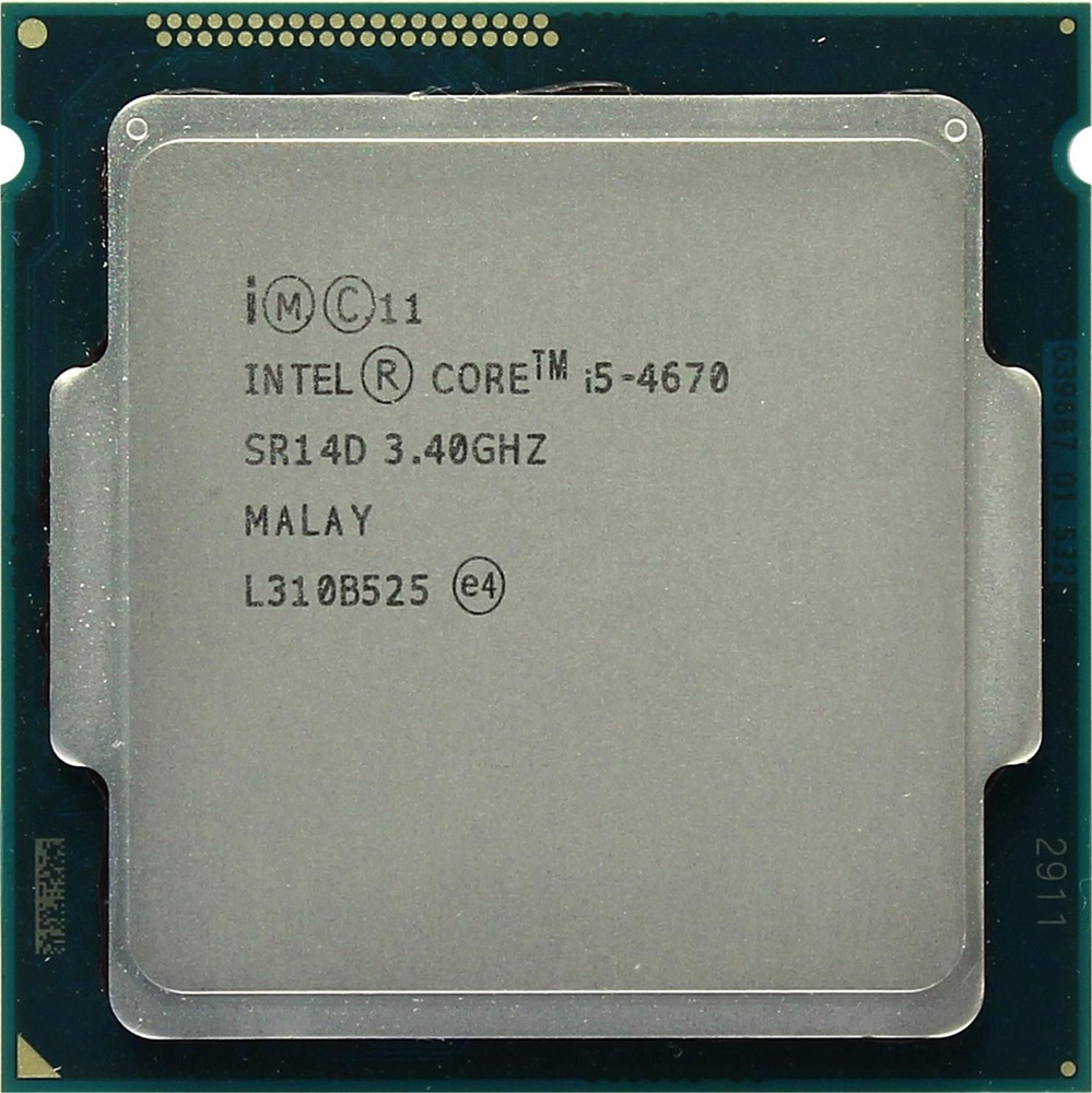 Процессор Intel Core i5 4670 ( 3,4Ghz, 1150, 6Mb, 4C/4T, GPU ) OEM (без кулера) #1