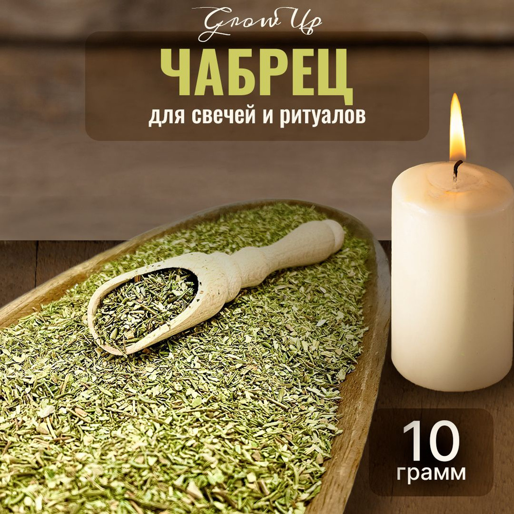 Чабрец сушеная трава 10 гр - сухоцветы для свечей, творчества и ритуалов  #1