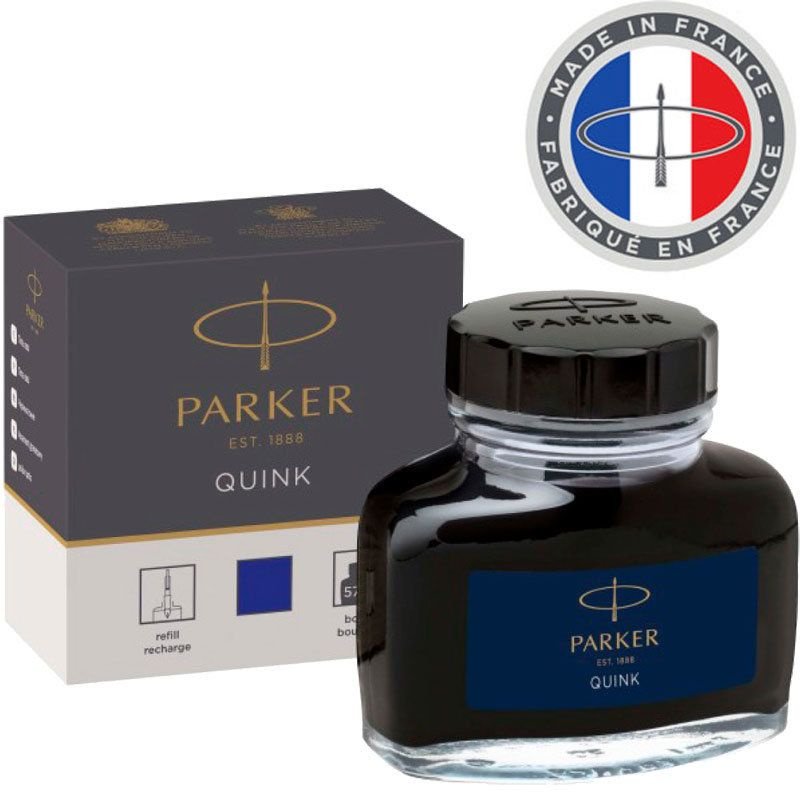 Флакон с чернилами Parker Quink Ink Z13 тёмно-синего цвета (57 мл) #1