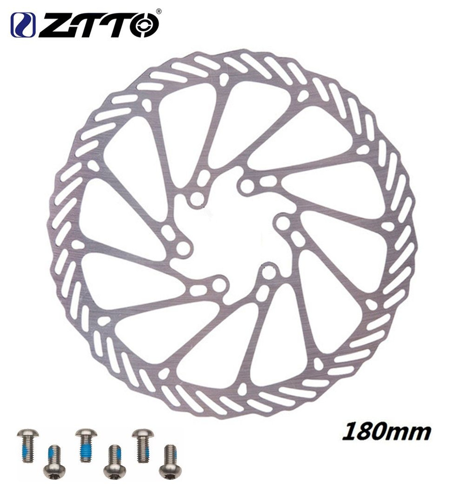 Тормозной диск ZTTO 180 мм стальной под 6 болтов серебристый 1 шт  #1
