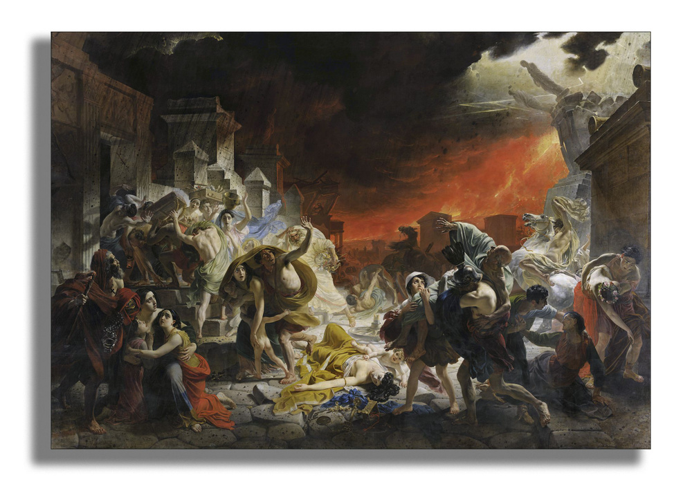 Картина "Брюллов К. П. "Последний день Помпеи."", 76 х 53 см  #1