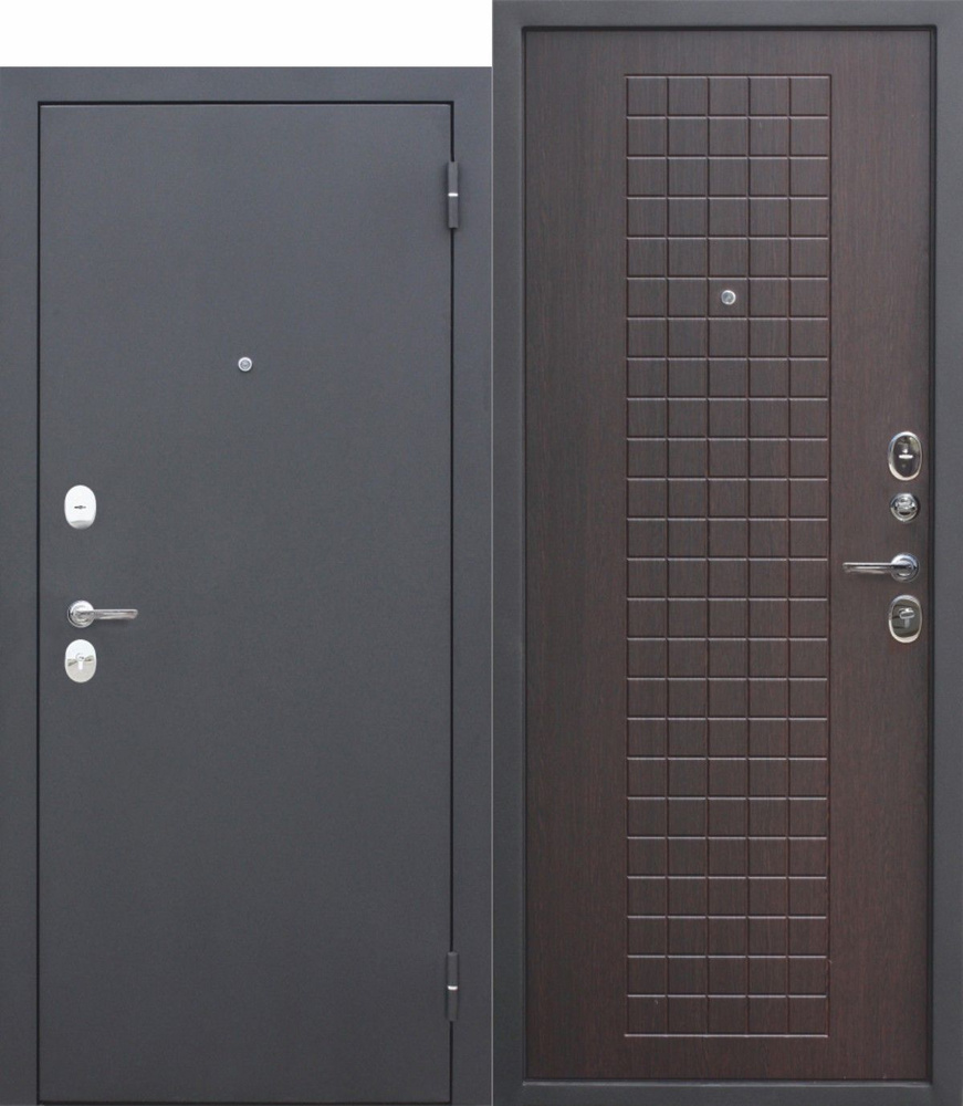 Входная дверь Ferroni Гарда Муар 8мм Венге (960мм) правая #1
