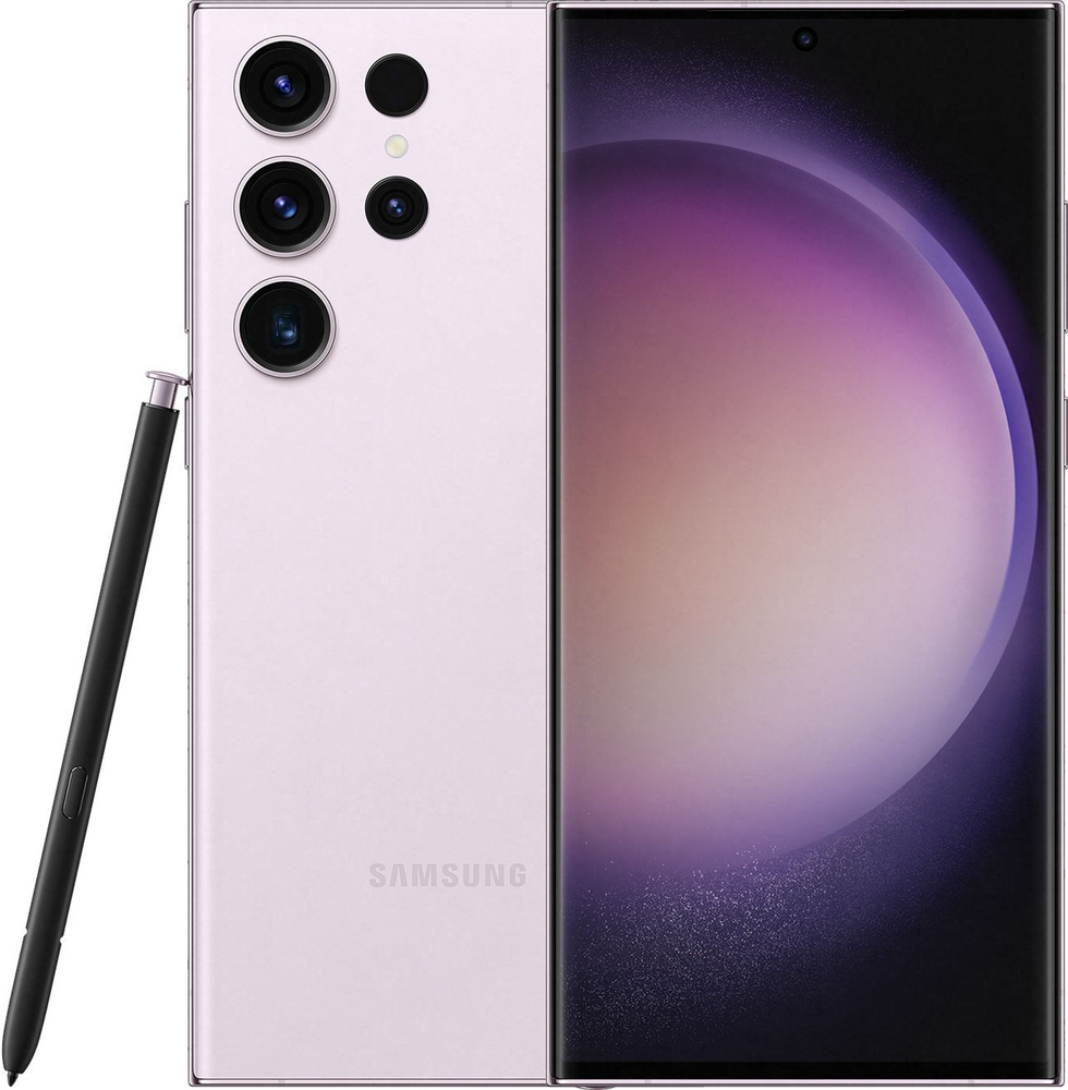 Samsung Смартфон Galaxy S23 Ultra 8/256 ГБ, фиолетовый #1