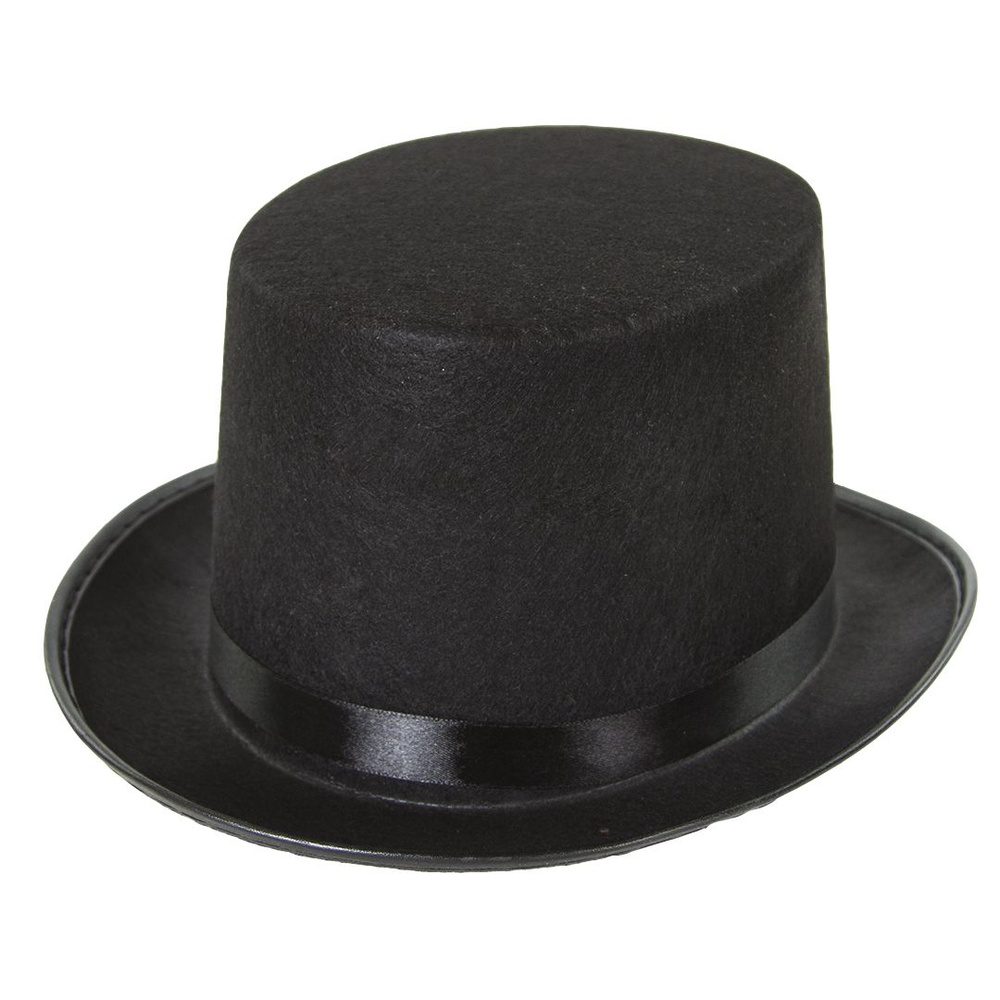 Карнавальная шляпа Цилиндр, размер 57, черный #1
