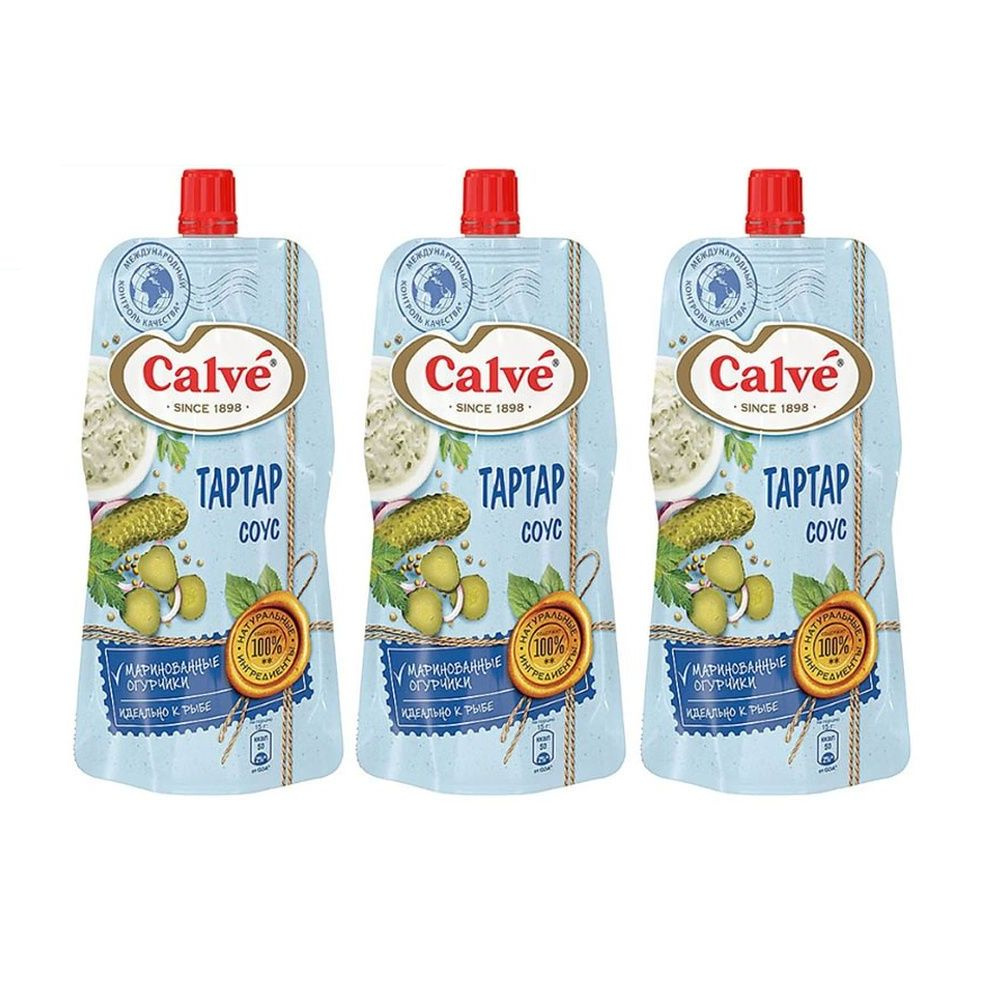 Calve, соус Тартар, 3 шт по 230 г #1