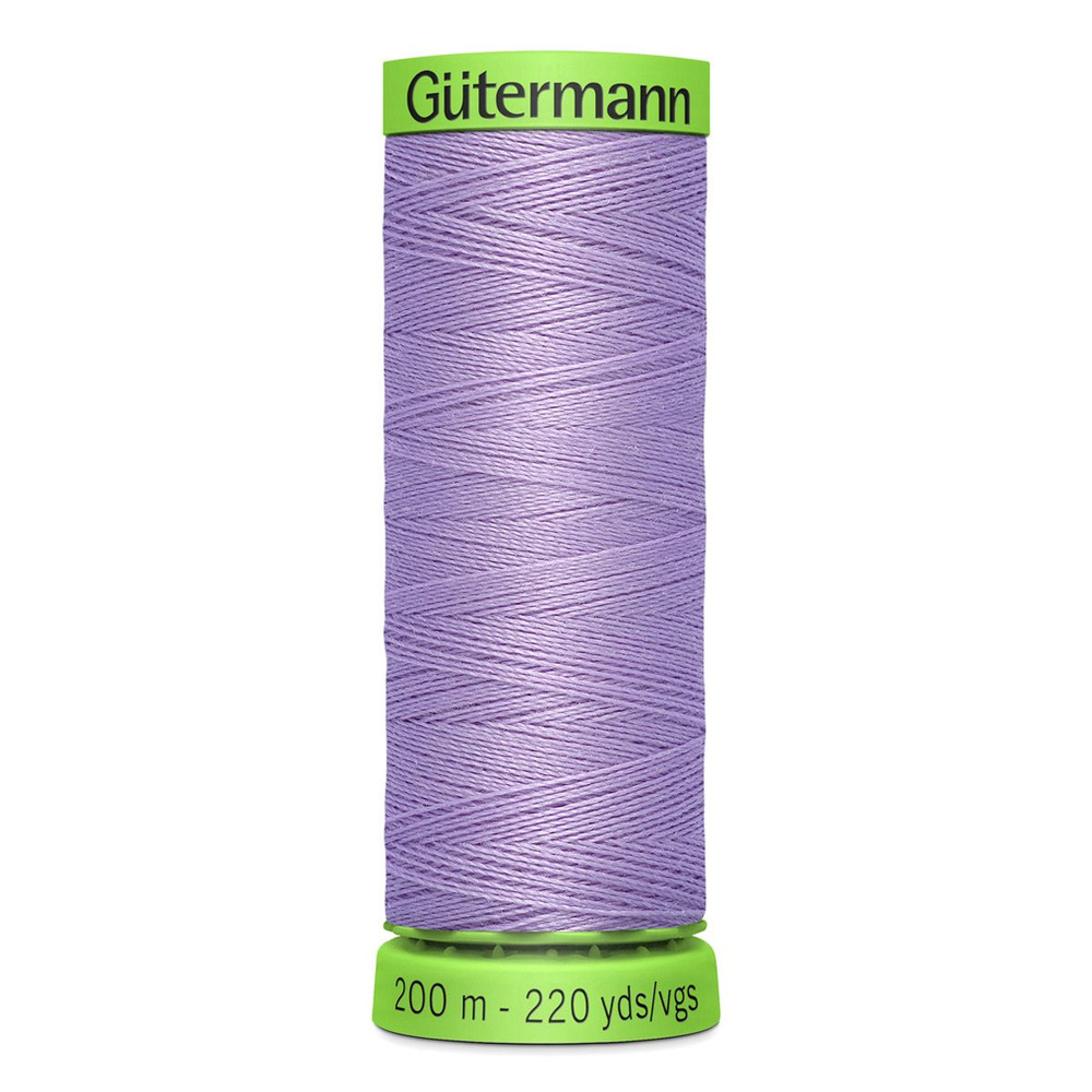 02 Нить Extra Fine 150/200 м для особо деликатных материалов, 100% полиэстер Gutermann 744581 (158 св.сиреневый) #1