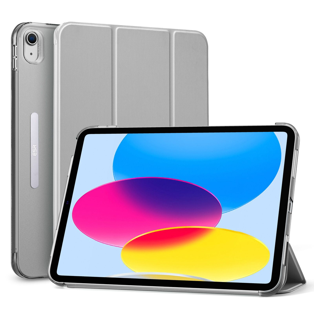 Чехол книжка ESR Ascend Trifold Case для iPad 10th Generation 2022 - Grey, серый #1