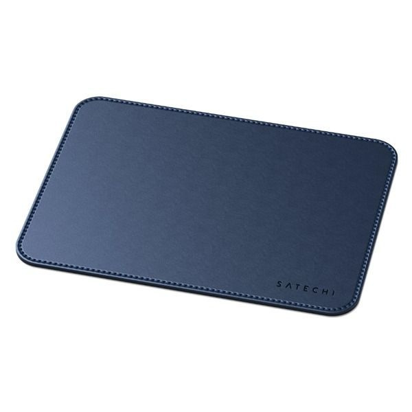 Satechi Коврик для мыши Eco-Leather Mouse Pad Blue синий ST-ELMPB, M, синий #1