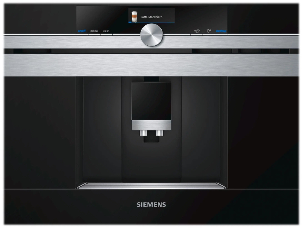 Siemens Автоматическая кофемашина CT636LES6, нержавеющая сталь, серебристый, черный  #1