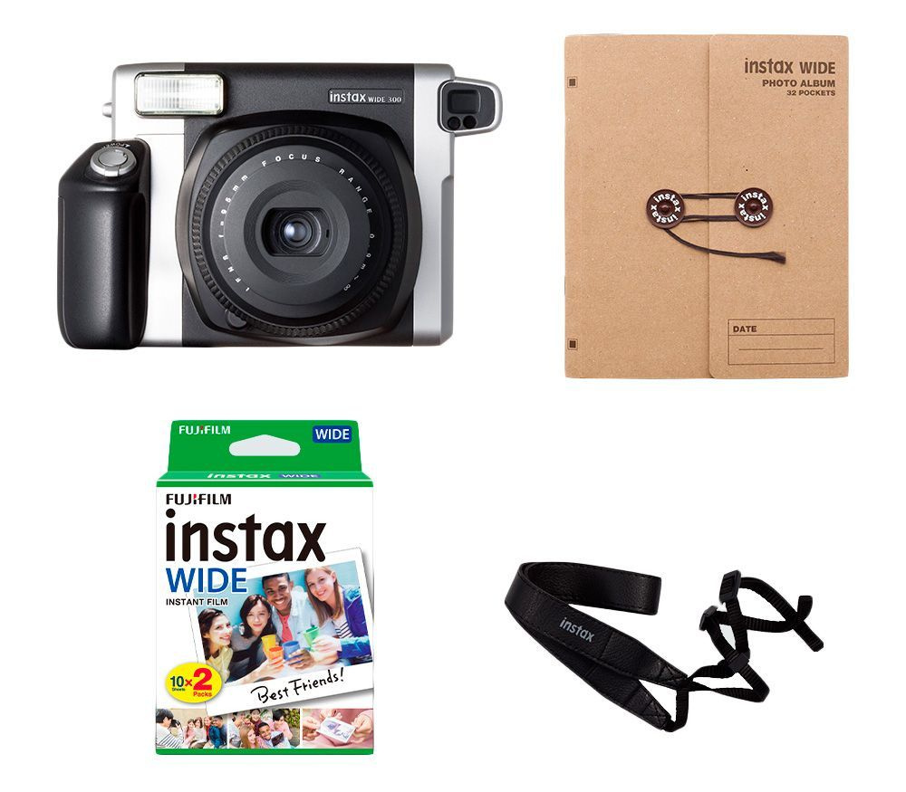 Фотоаппарат моментальной печати Fujifilm Instax WIDE 300 Starter Kit Black  #1