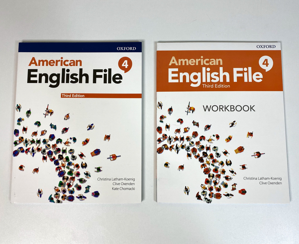 American English File 4 Third Edition, Student book + workbook + CD ( учебник , рабочая тетрадь и диск #1