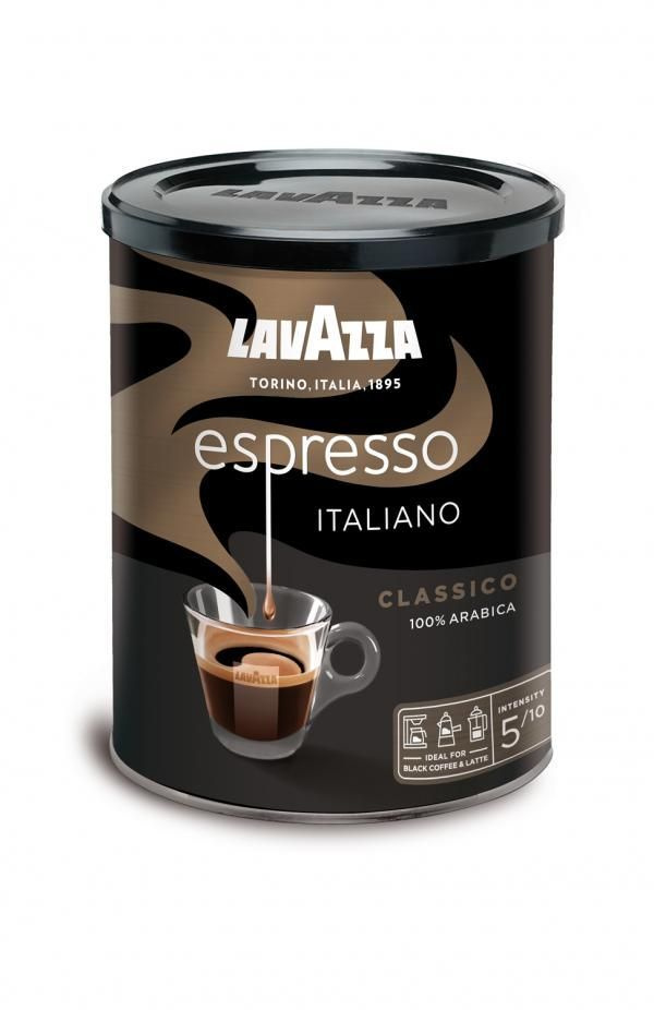 Кофе молотый Lavazza Espresso Italiano Classico, ж/б 250гр #1