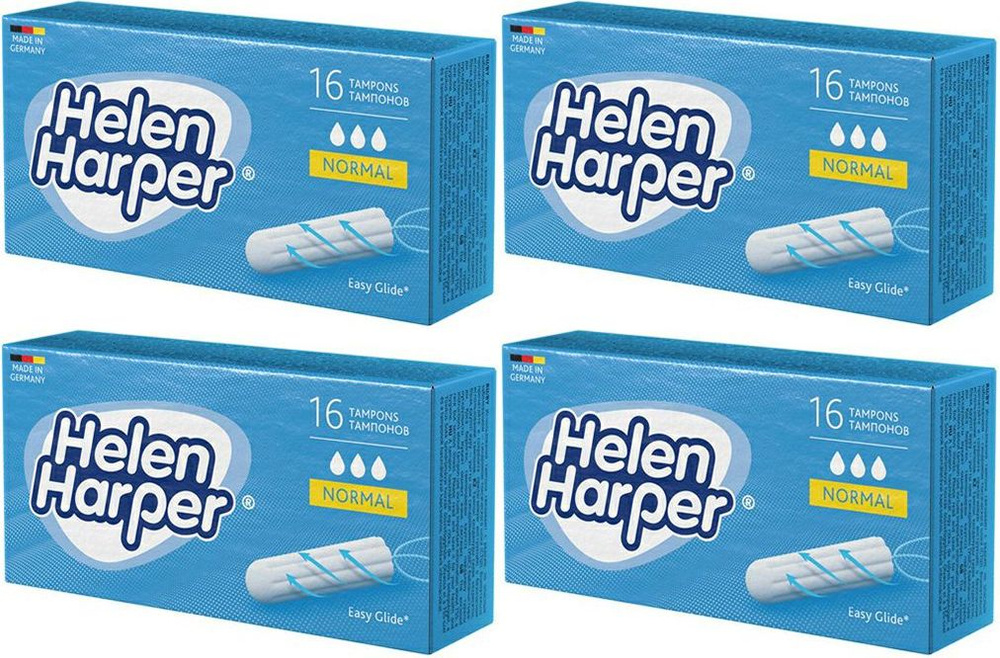 Тампоны Helen Harper Normal, комплект: 4 упаковки по 16 шт #1