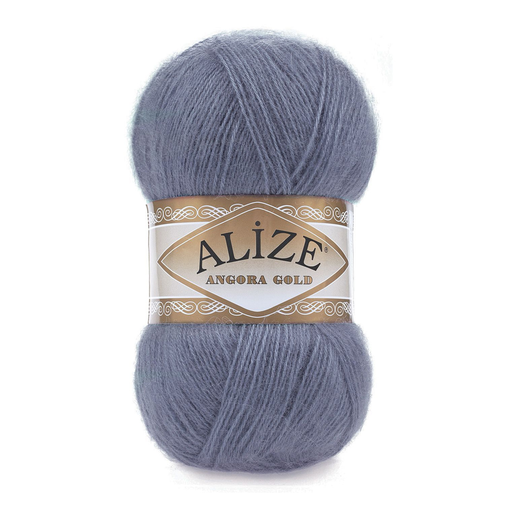 Пряжа Alize Angora Gold (203) Цвет - Джинс меланж #1