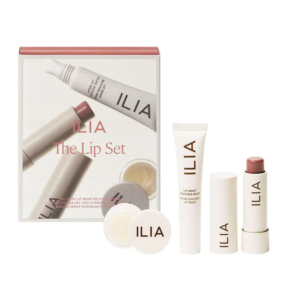 Ilia Beauty Набор для макияжа губ Holiday Lip set (1 x 7ml, 1 x 4.4g, 1 x 3.7g ) #1