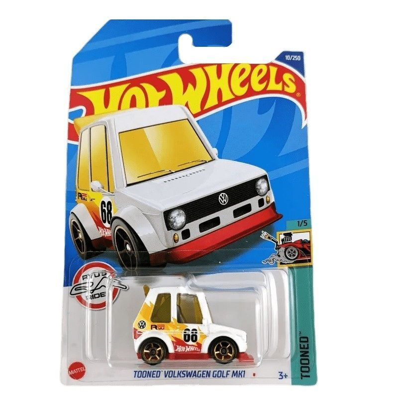 HCT27 Машинка металлическая игрушка Hot Wheels коллекционная модель TOONED VOLKSWAGEN GOLF MK1  #1