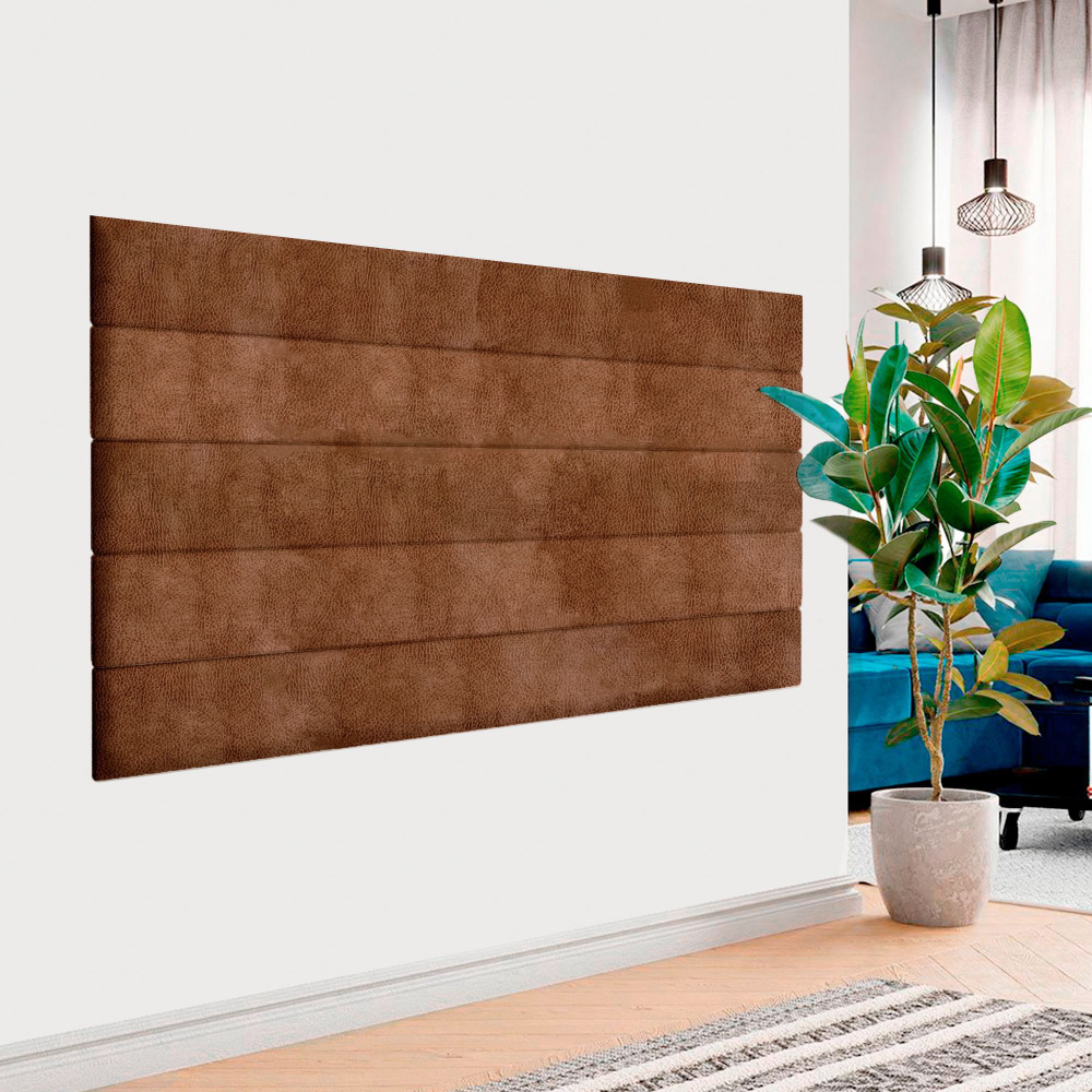 Стеновая панель Eco Leather Moka 20х180 см 2 шт. #1