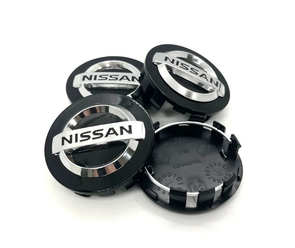 Колпачки заглушки на литые диски для Ниссан / Nissan 54/50 ( C7042K54 ) 4 штуки.  #1