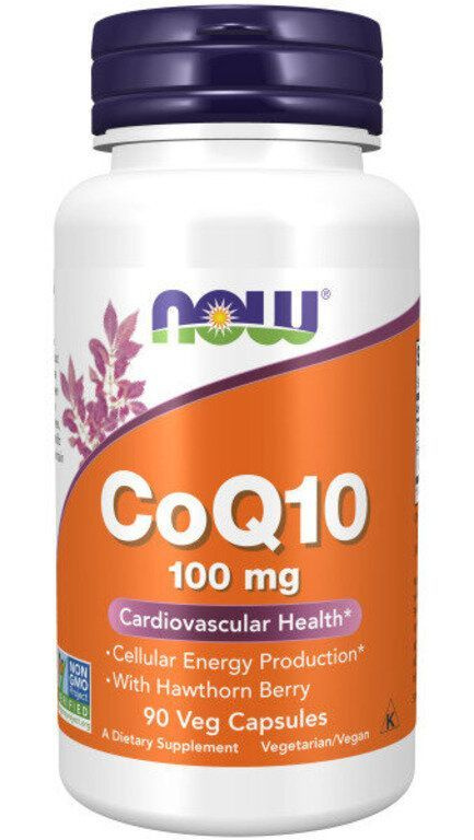 NOW Коэнзим CoQ10 100 мг 90 капсул Для сердца, молодости, энергии  #1