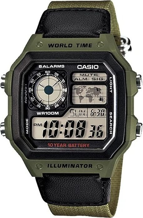 Наручные часы Casio AE-1200WHB-3B #1