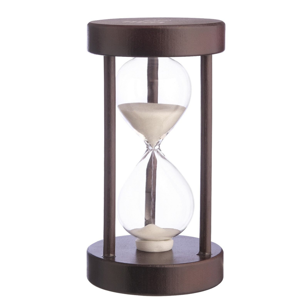 Песочные часы "Амплуа", на 10 минут, 15,5 х 8 см, белый #1