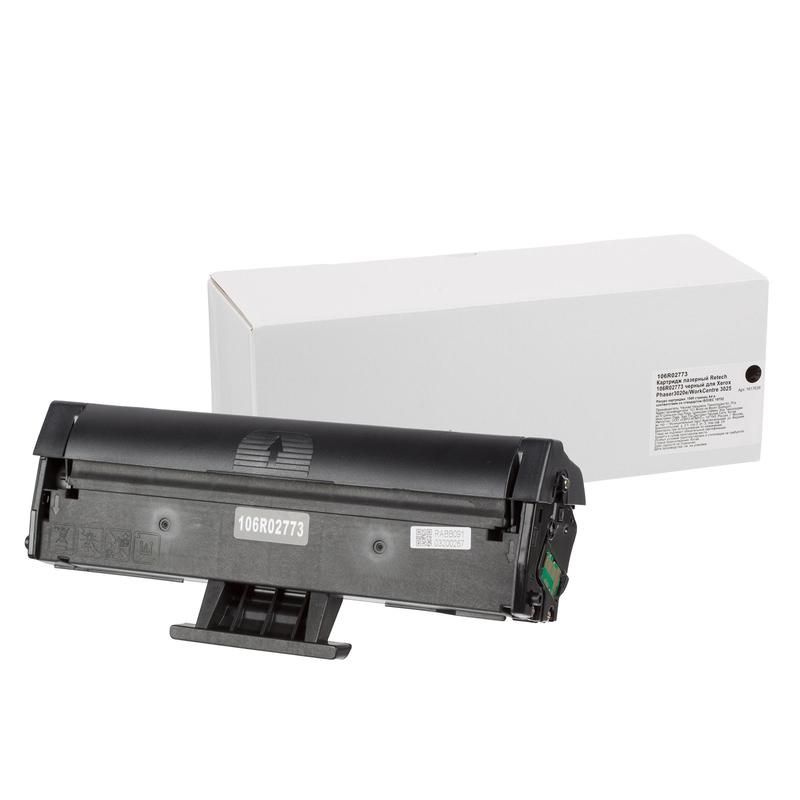 Картридж Retech 106R02773, для принтера Xerox, лазерный, совместимый, ресурс 1500, черный  #1