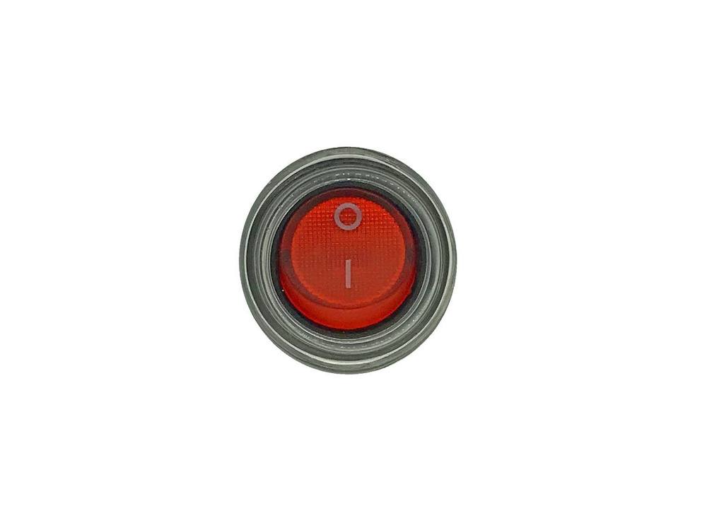Выключатель одноклавишный, круглый 15А/250V #1