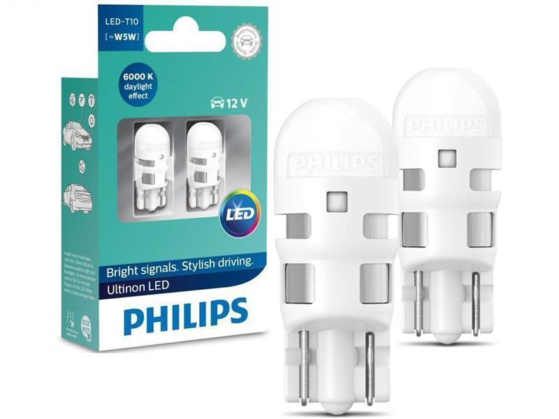 Led 6000k. Philips 11961ulwx2 лампа светодиодная w5w