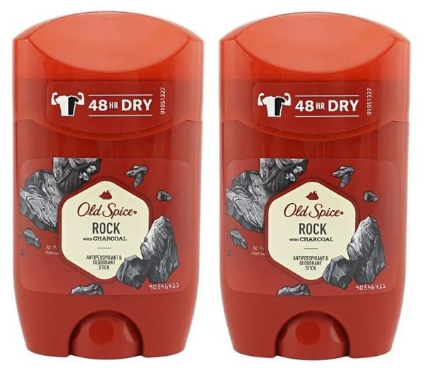 Дезодорант стик мужской олд спайс Rock with Charcoal, 50 мл., 2 шт #1