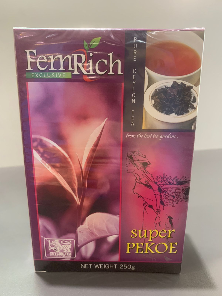 Чай листовой Super pekoe FemRich 250 гр #1