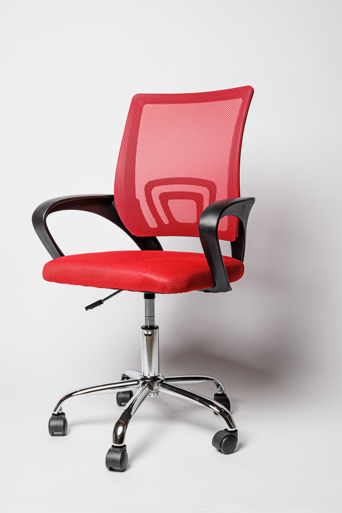Simply-Office Офисный стул, Металл, Сетка, красный #1