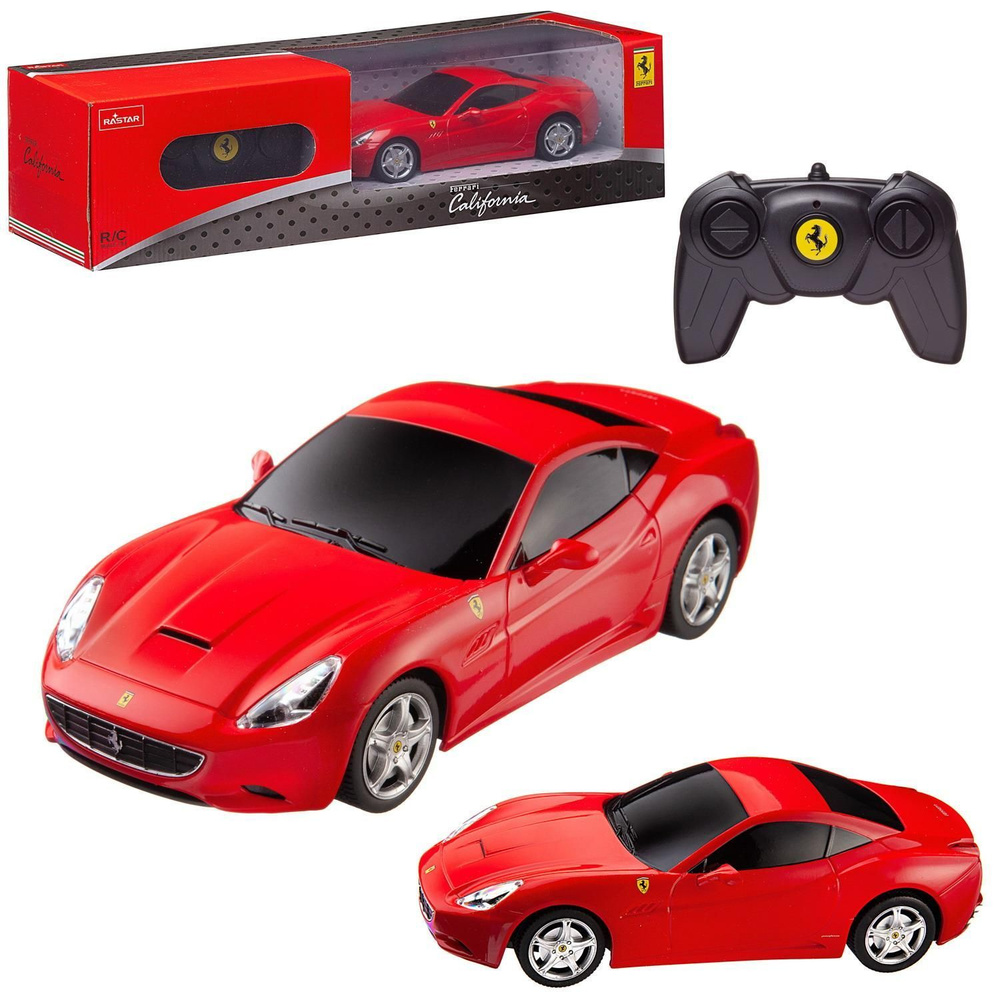 Машина р/у 1:24 Ferrari California, цвет красный #1