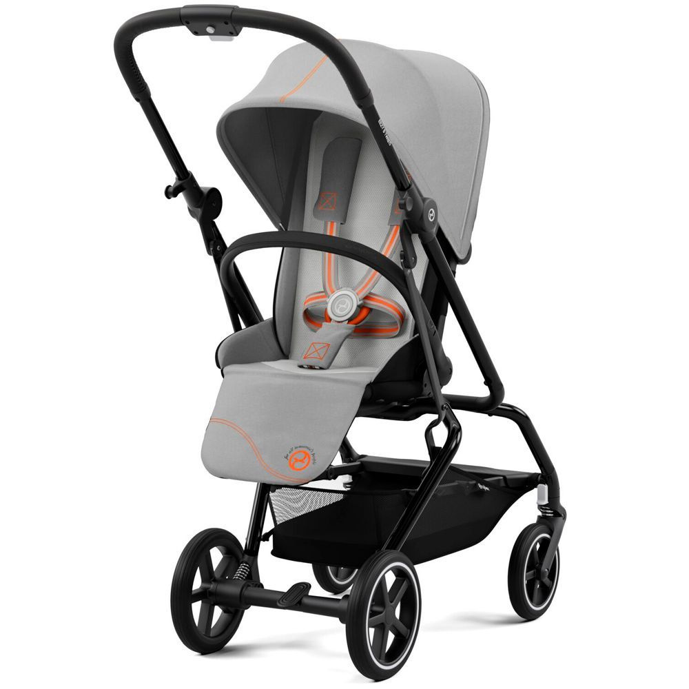 Коляска прогулочная Cybex Eezy S Twist Plus 2 BLK без дождевика, цвет Lava Grey серый  #1