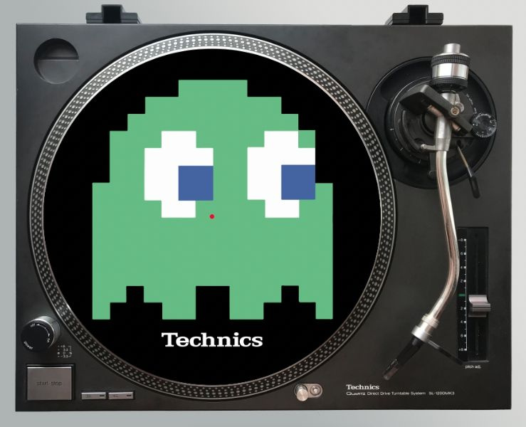 Слипмат Stereo Slipmats Technics Green Ghost #1