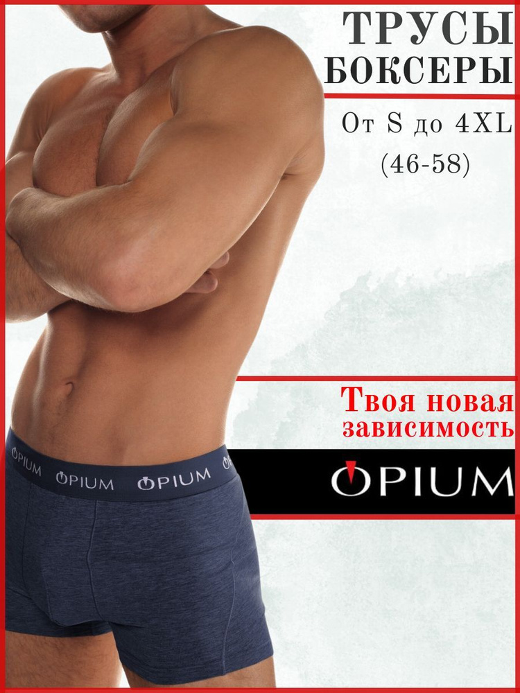 Трусы боксеры OPIUM Нижнее белье, 1 шт #1