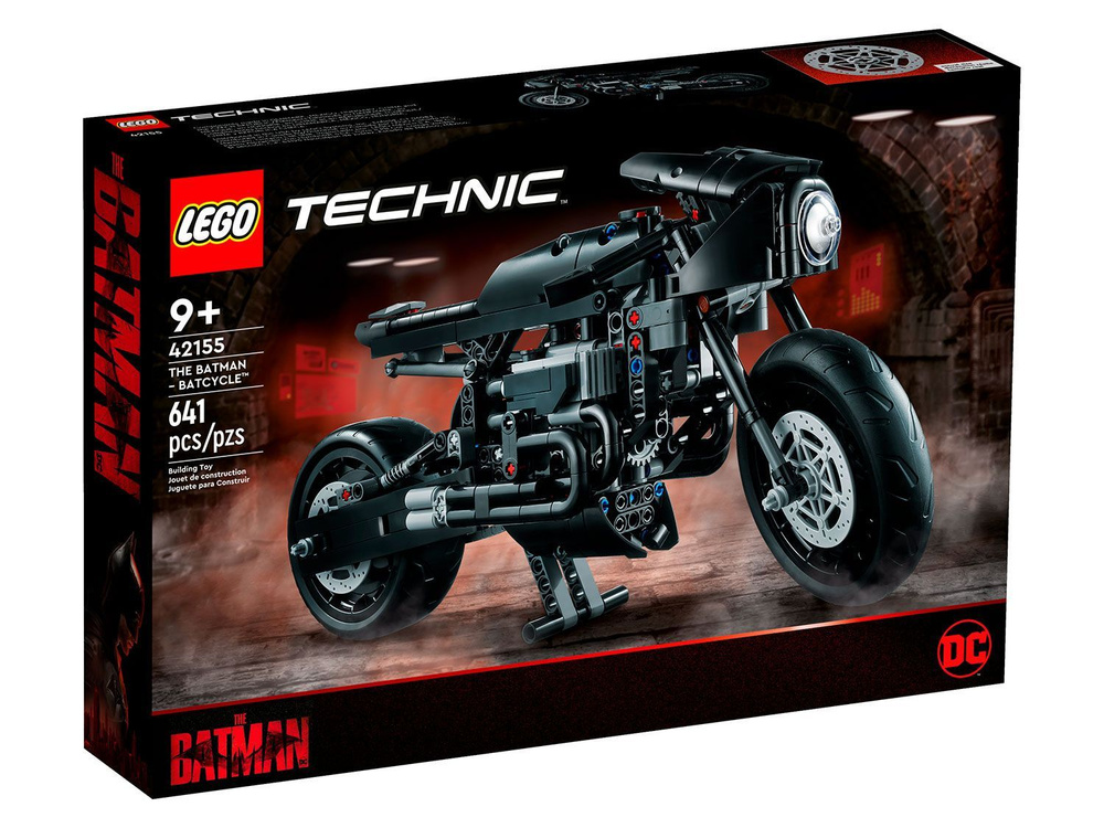 Конструктор LEGO Technic Бэтцикл, 641 деталей, 9+, 42155 #1