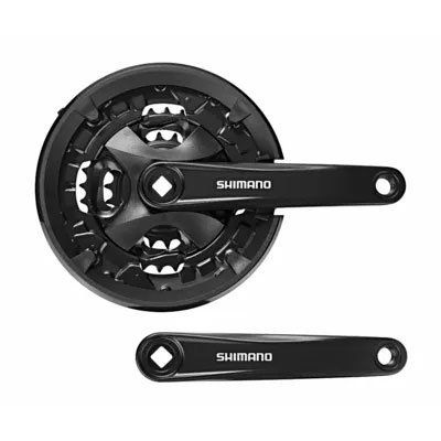 Система SHIMANO ALTUS FC-MT101, 9 скоростей, 40/30/22 зубьев, шатун 170 мм, с защитой  #1