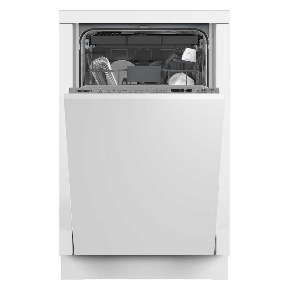 Встраиваемая посудомоечная машина 45 см Hotpoint HIS 2D85 DWT белая  #1