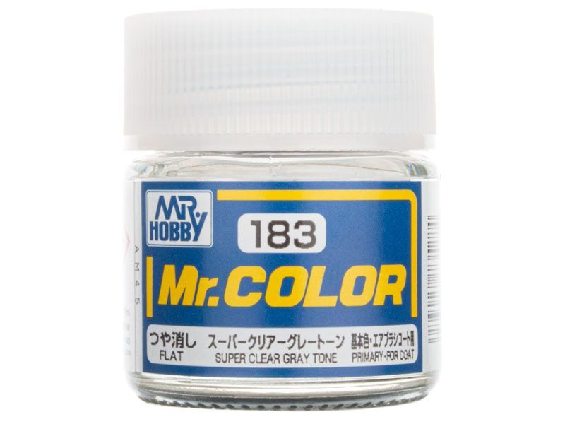 Лак акриловый на специальном разбавителе MR.HOBBY Mr.Color Super clear gray tone, Матовый лак, MH-C183 #1