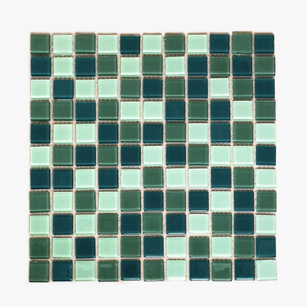 Плитка мозаика MIRO (серия Barium №60), универсальная стеклянная плитка мозаика для ванной комнаты и #1