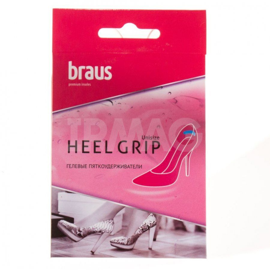 BRAUS Гелевый запяточник HEEL GRIP Наклейка на задник обуви из геля  #1