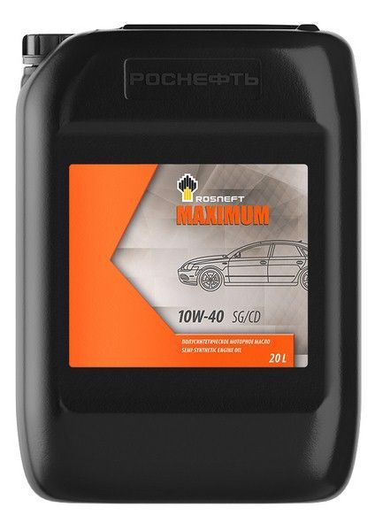 Rosneft ROSNEFT MAXIMUM 10W-40 Масло моторное, Полусинтетическое, 20 л  #1