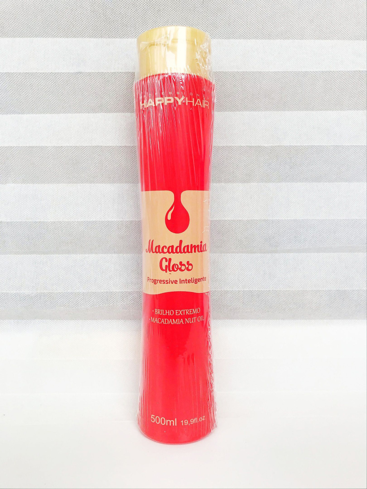 Happy Hair Macadamia Gloss кератин для выпрямления волос 500гр #1