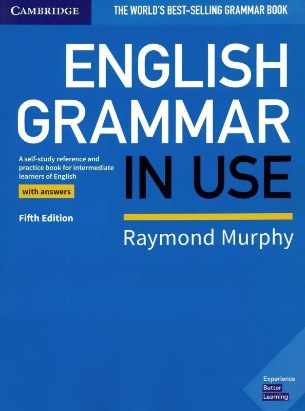 English Grammar in Use 5th Edition with answers A4 Формат level B1, B2 / Murphy R. / Cambridge / Учебник #1